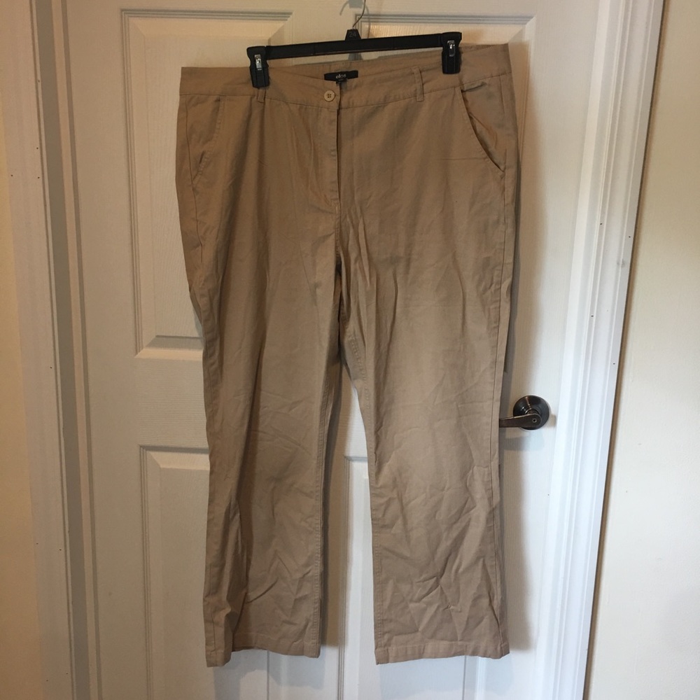 Ellos khaki pants size 22